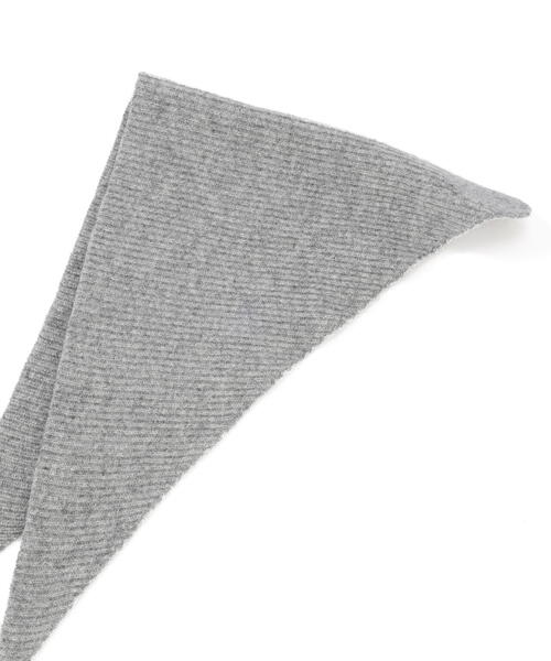 human woman（ヒューマンウーマン）の「◆ウールトライアングルストール（ストール/ショール・レディース・グレー/ブラウン系その他・ﾌﾘ-）」の10枚目の写真