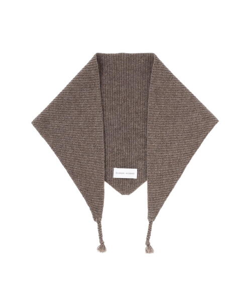 human woman（ヒューマンウーマン）の「◆ウールトライアングルストール（ストール/ショール・レディース・グレー/ブラウン系その他・ﾌﾘ-）」の13枚目の写真