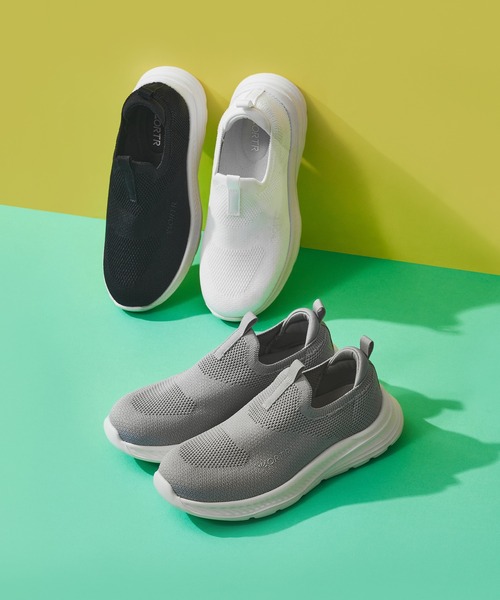 ORiental TRaffic（オリエンタルトラフィック）の「軽量 KIDSニットスニーカー/K-531（スニーカー・キッズ・グレー/ブラック/ホワイト・18.0cm/19.5cm/18.5cm/20.0cm/19.0cm/21.5㎝/22.5cm/22.0cm/20.5cm/21.0cm/23.0cm）」の4枚目の写真