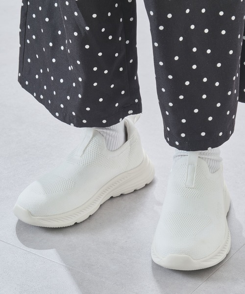 ORiental TRaffic（オリエンタルトラフィック）の「軽量 KIDSニットスニーカー/K-531（スニーカー・キッズ・グレー/ブラック/ホワイト・18.0cm/19.5cm/18.5cm/20.0cm/19.0cm/21.5㎝/22.5cm/22.0cm/20.5cm/21.0cm/23.0cm）」の6枚目の写真