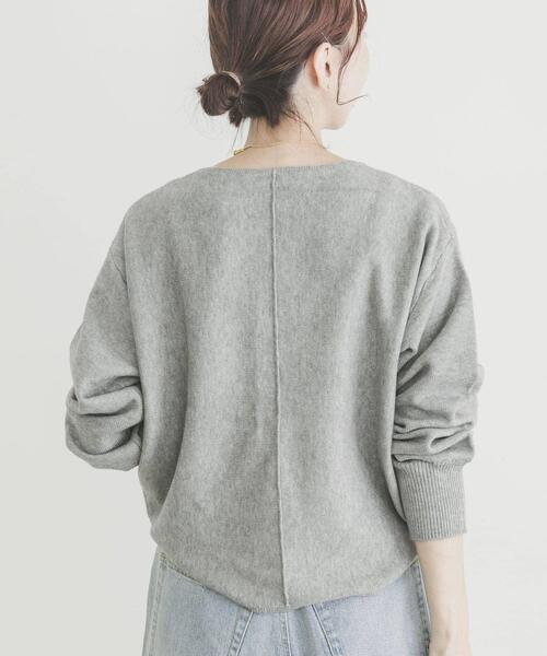 ITEMS URBANRESEARCH（アイテムズ アーバンリサーチ）の「リラクシーニット（ニット/セーター・レディース・イエロー系その他/グレー/ブラウン/ネイビー/ミント・FREE）」の9枚目の写真