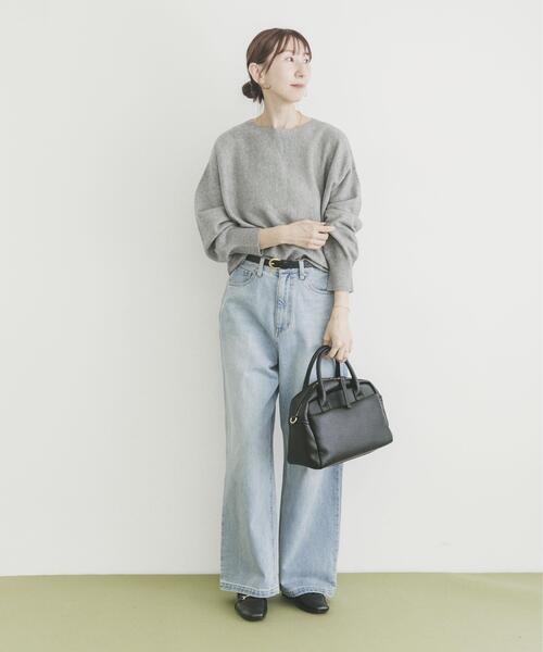 ITEMS URBANRESEARCH（アイテムズ アーバンリサーチ）の「リラクシーニット（ニット/セーター・レディース・イエロー系その他/グレー/ブラウン/ネイビー/ミント・FREE）」の11枚目の写真