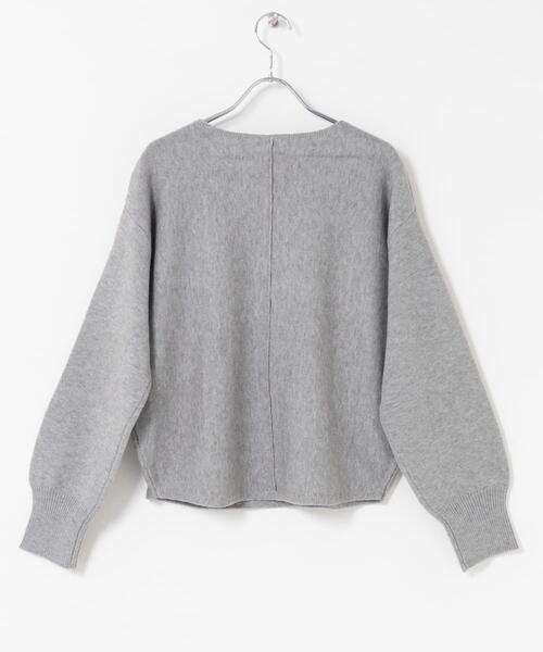 ITEMS URBANRESEARCH（アイテムズ アーバンリサーチ）の「リラクシーニット（ニット/セーター・レディース・イエロー系その他/グレー/ブラウン/ネイビー/ミント・FREE）」の14枚目の写真