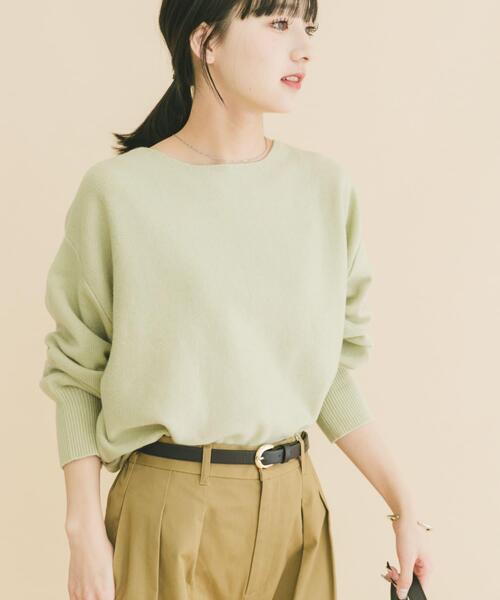 ITEMS URBANRESEARCH(アイテムズ アーバンリサーチ)の「リラクシーニット(ニット/セーター・レディース・イエロー系その他/グレー/ブラウン/ネイビー/ミント・FREE)」の10枚目の写真