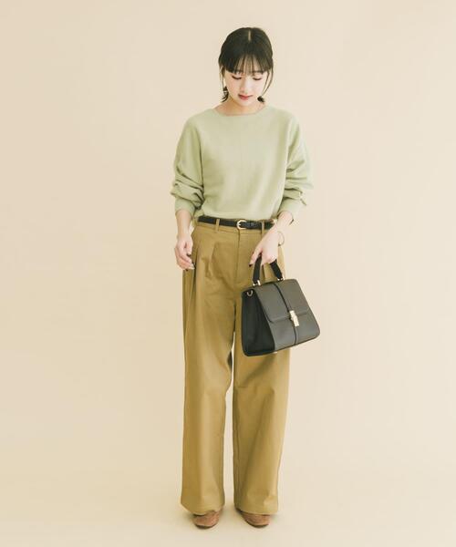 ITEMS URBANRESEARCH(アイテムズ アーバンリサーチ)の「リラクシーニット(ニット/セーター・レディース・イエロー系その他/グレー/ブラウン/ネイビー/ミント・FREE)」の11枚目の写真