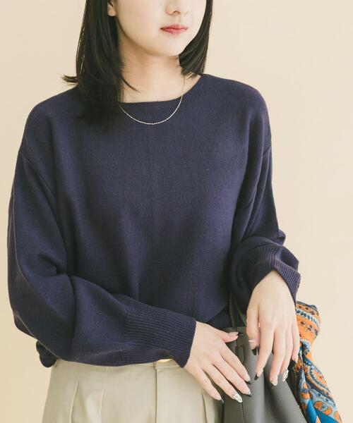ITEMS URBANRESEARCH(アイテムズ アーバンリサーチ)の「リラクシーニット(ニット/セーター・レディース・イエロー系その他/グレー/ブラウン/ネイビー/ミント・FREE)」の13枚目の写真