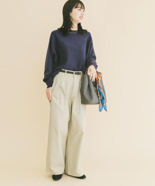 ITEMS URBANRESEARCH(アイテムズ アーバンリサーチ)の「リラクシーニット(ニット/セーター・レディース・イエロー系その他/グレー/ブラウン/ネイビー/ミント・FREE)」の16枚目の写真