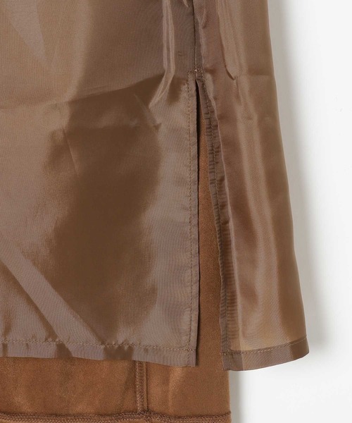 LEPSIM（レプシィム）の「スエードフリンジスカート　581647（スカート・レディース・キャメル/カーキ・FREE）」の13枚目の写真