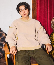 niko and...（ニコアンド）の「モールリバーシブルニットプルオーバー（ニット/セーター・メンズ）」