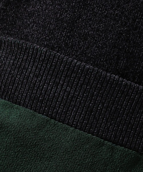 niko and...（ニコアンド）の「モールリバーシブルニットプルオーバー（ニット/セーター・メンズ・ブルー/ブラック/アイボリー/オレンジ・MEDIUM/LARGE）」の21枚目の写真