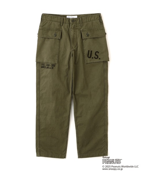 AVIREX × PEANUTS》AERO PANTS 'FLYING ACE' / エアロパンツ