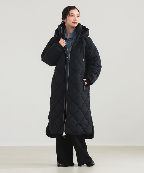 Barbour(バブアー)の「Barbour / KIRKTON PUFFER ジャケット(ノーカラーコート・レディース・ブラック/ブラウン系その他3・12/10)」の2枚目の写真