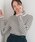 SHOO�ELA�ERUE�i�V���[�����[�j�́u�y�▭�Ȃ��s�^/����@�z�����������ɂ��� ���u�^�[�g���l�b�N ���炩�j�b�g�yCIRCRIC�z�i�j�b�g/�Z�[�^�[�j�v�b�z���C�g�n5