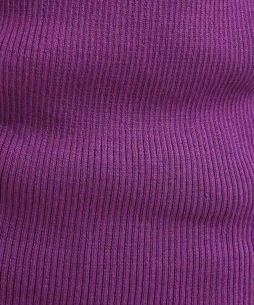 SHOO・LA・RUE（シューラルー）の「【絶妙なゆるピタ/洗濯機可】ちくちくしにくい リブタートルネック やわらかニット【CIRCRIC】（ニット/セーター・レディース・ライトグレー/グリーン系/ブラック/レッド系1/ホワイト系5/オフホワイト/チャコールグレー/ライトパープル/ブルー系その他・02/03/04/01）」の18枚目の写真