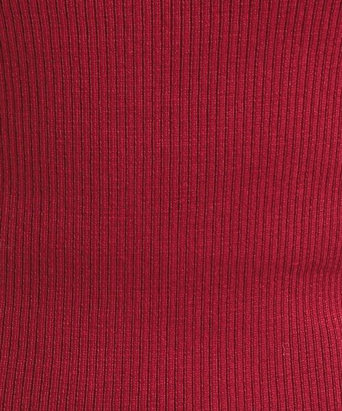 SHOO・LA・RUE（シューラルー）の「【絶妙なゆるピタ/洗濯機可】ちくちくしにくい リブタートルネック やわらかニット【CIRCRIC】（ニット/セーター・レディース・ライトグレー/グリーン系/ブラック/レッド系1/ホワイト系5/オフホワイト/チャコールグレー/ライトパープル/ブルー系その他・02/03/04/01）」の22枚目の写真