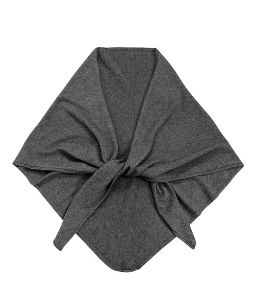 KOBE LETTUCE（コウベレタス）の「ワイドニットスカーフ（バンダナ/スカーフ・レディース・ベージュ/ストライプ/グレー・FREE）」の11枚目の写真