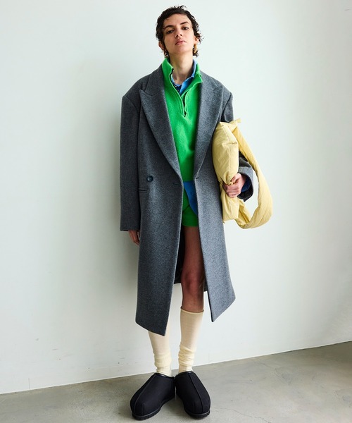 Pile Melton Chester Coat / パイルメルトンチェスターコート