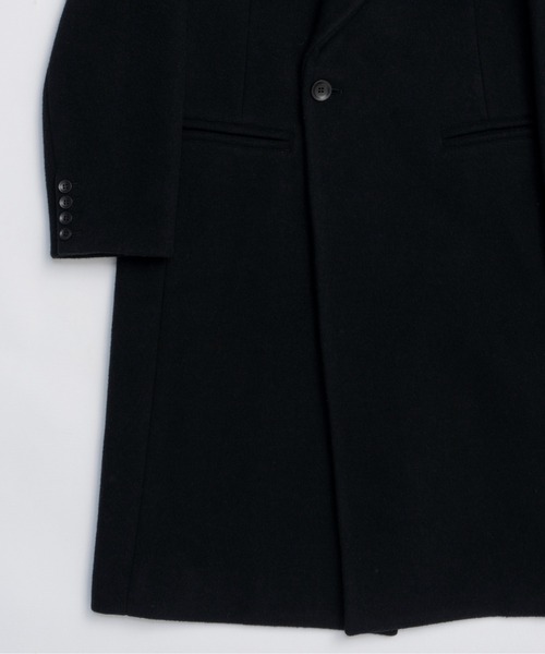 MAISON SPECIAL(メゾンスペシャル)の「Pile Melton Chester Coat / パイルメルトンチェスターコート(チェスターコート・レディース・ブラック/ライム/グレー・FREE)」の17枚目の写真