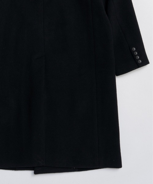 MAISON SPECIAL(メゾンスペシャル)の「Pile Melton Chester Coat / パイルメルトンチェスターコート(チェスターコート・レディース・ブラック/ライム/グレー・FREE)」の19枚目の写真