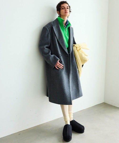 Pile Melton Chester Coat / パイルメルトンチェスターコート