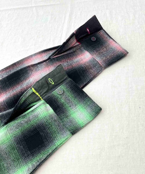 CristaSeya クリスタセヤ　シャドーチェック柄　シャツ　美品 CristaSeya クリスタセヤ シャドーチェック柄 シャツ 美品 CristaSeya