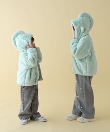 sanrio（サンリオ）の「【シナモロール/ハンギョドン】フード取り外しパーカー/595493（ブルゾン）」