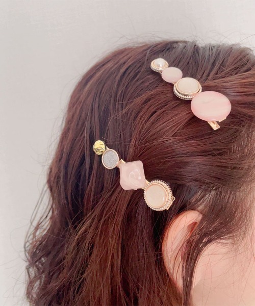 セール】ヘアピンセット 3タイプ パール ヘアクリップ キラキラ