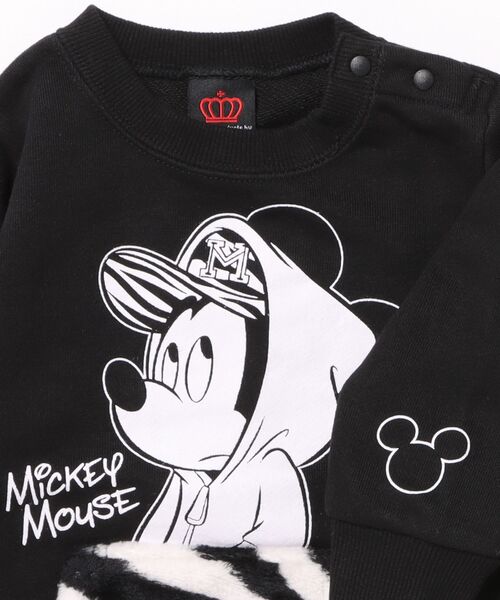 セール】親子お揃い ディズニー アニマル柄ボアポケット トレーナー