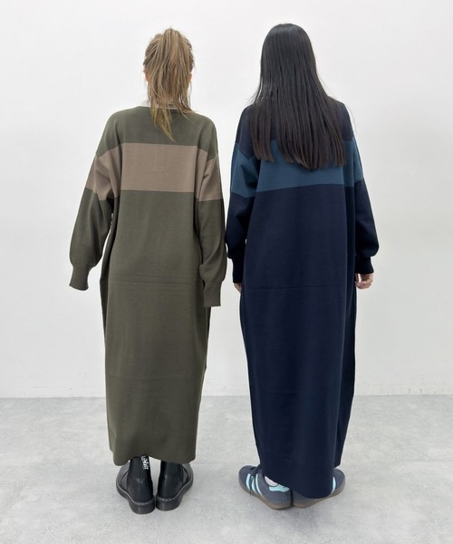 niko and（ニコアンド）の「[MODE NORM CORE] ラガーマキシニット