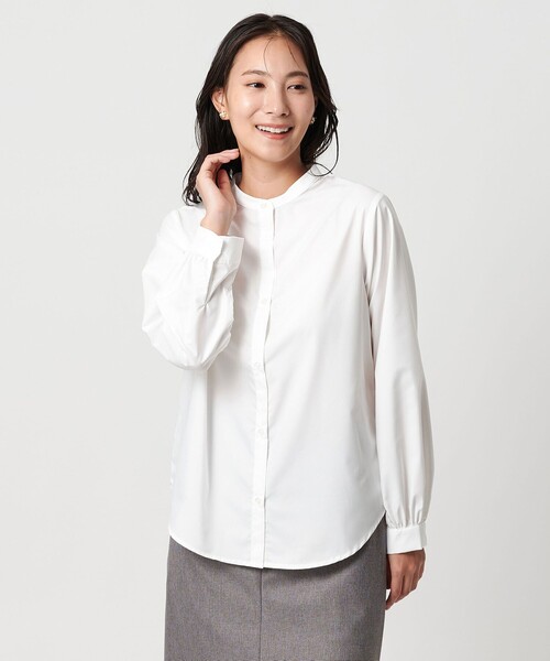 A DAY IN THE LIFE UNITED ARROWS（アデイインザライフユナイテッドアローズ）の「ラメフェザー ハイネックベスト＋シャツ ＜A DAY IN THE LIFE＞（ニット/セーター・レディース・ベージュ・FREE）」の6枚目の写真