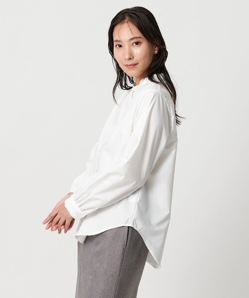 A DAY IN THE LIFE UNITED ARROWS（アデイインザライフユナイテッドアローズ）の「ラメフェザー ハイネックベスト＋シャツ ＜A DAY IN THE LIFE＞（ニット/セーター・レディース・ベージュ・FREE）」の7枚目の写真