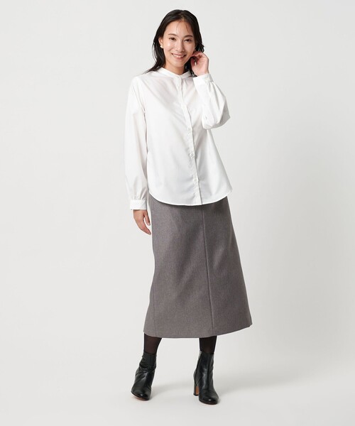 A DAY IN THE LIFE UNITED ARROWS（アデイインザライフユナイテッドアローズ）の「ラメフェザー ハイネックベスト＋シャツ ＜A DAY IN THE LIFE＞（ニット/セーター・レディース・ベージュ・FREE）」の8枚目の写真
