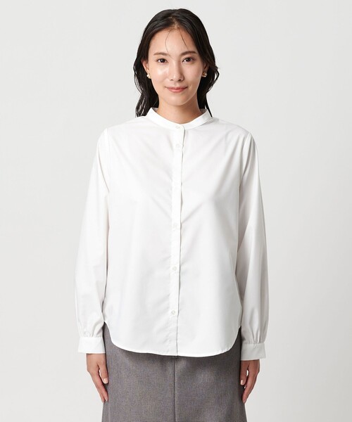 A DAY IN THE LIFE UNITED ARROWS（アデイインザライフユナイテッドアローズ）の「ラメフェザー ハイネックベスト＋シャツ ＜A DAY IN THE LIFE＞（ニット/セーター・レディース・ベージュ・FREE）」の12枚目の写真
