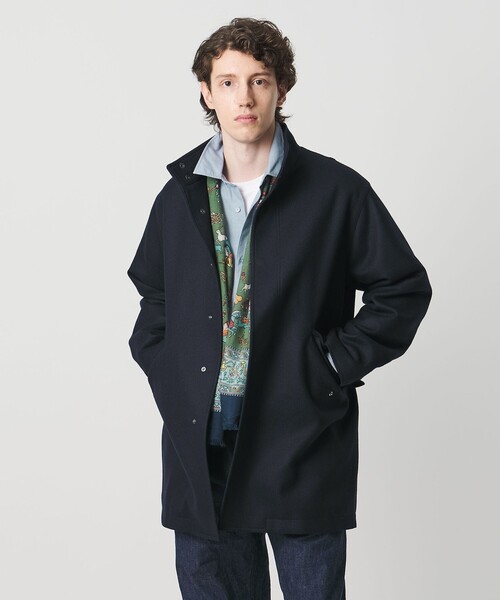 UNITED ARROWS（ユナイテッドアローズ）の「カリビアーナミルズ ブラッシュド レギュラーカラーシャツ（シャツ/ブラウス・メンズ・ライトブルー/ホワイト/ベージュ・M/S/L/XL）」の7枚目の写真