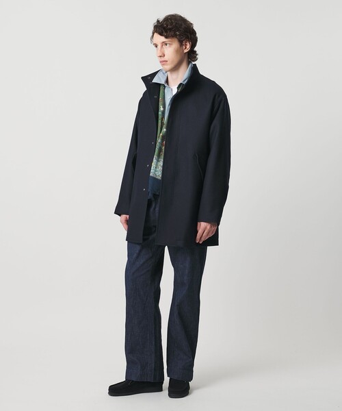 UNITED ARROWS（ユナイテッドアローズ）の「カリビアーナミルズ ブラッシュド レギュラーカラーシャツ（シャツ/ブラウス・メンズ・ライトブルー/ホワイト/ベージュ・M/S/L/XL）」の8枚目の写真