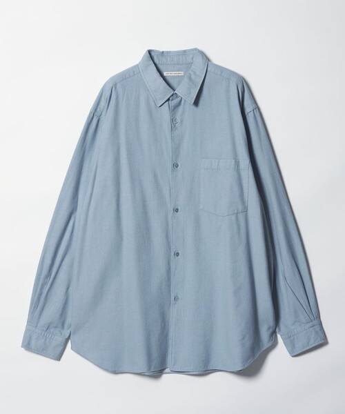 UNITED ARROWS（ユナイテッドアローズ）の「カリビアーナミルズ ブラッシュド レギュラーカラーシャツ（シャツ/ブラウス・メンズ・ライトブルー/ホワイト/ベージュ・M/S/L/XL）」の16枚目の写真