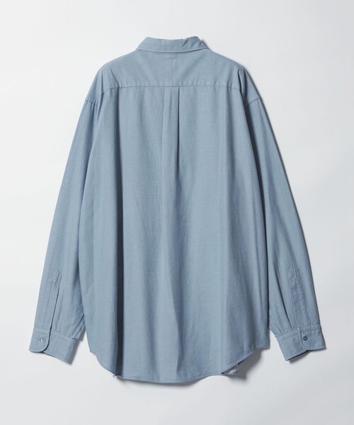 UNITED ARROWS（ユナイテッドアローズ）の「カリビアーナミルズ ブラッシュド レギュラーカラーシャツ（シャツ/ブラウス・メンズ・ライトブルー/ホワイト/ベージュ・M/S/L/XL）」の17枚目の写真