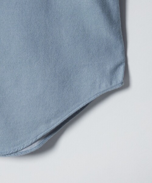 UNITED ARROWS（ユナイテッドアローズ）の「カリビアーナミルズ ブラッシュド レギュラーカラーシャツ（シャツ/ブラウス・メンズ・ライトブルー/ホワイト/ベージュ・M/S/L/XL）」の21枚目の写真