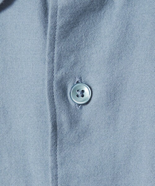 UNITED ARROWS（ユナイテッドアローズ）の「カリビアーナミルズ ブラッシュド レギュラーカラーシャツ（シャツ/ブラウス・メンズ・ライトブルー/ホワイト/ベージュ・M/S/L/XL）」の22枚目の写真