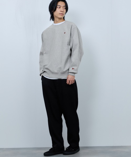 NAVY(ネイビー)の「【NAVY/ネイビー】 ユニセックス ヘビーウェイト裏起毛スウェットプルオーバー(スウェット・メンズ・オートミール/ブルーグレー/チャコール/杢グレー・M/XL/L)」の8枚目の写真