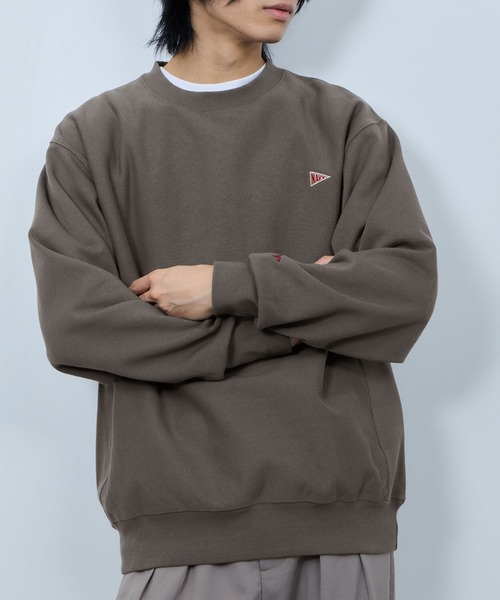 NAVY(ネイビー)の「【NAVY/ネイビー】 ユニセックス ヘビーウェイト裏起毛スウェットプルオーバー(スウェット・メンズ・オートミール/ブルーグレー/チャコール/杢グレー・M/XL/L)」の9枚目の写真