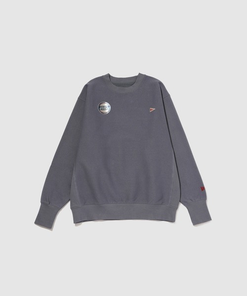 NAVY(ネイビー)の「【NAVY/ネイビー】 ユニセックス ヘビーウェイト裏起毛スウェットプルオーバー(スウェット・メンズ・オートミール/ブルーグレー/チャコール/杢グレー・M/XL/L)」の17枚目の写真
