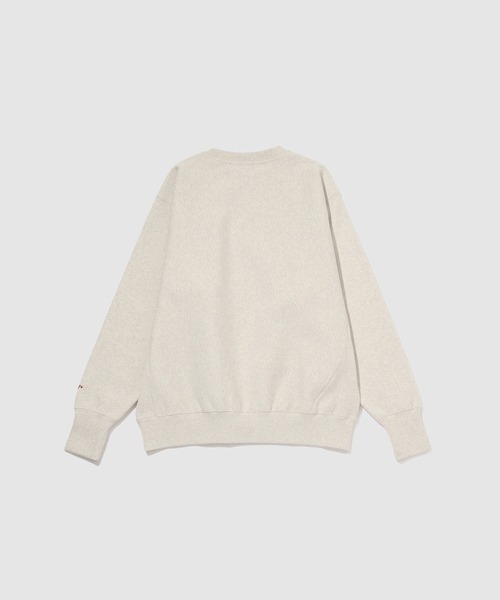 NAVY(ネイビー)の「【NAVY/ネイビー】 ユニセックス ヘビーウェイト裏起毛スウェットプルオーバー(スウェット・メンズ・オートミール/ブルーグレー/チャコール/杢グレー・M/XL/L)」の18枚目の写真