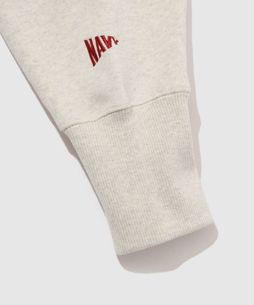 NAVY(ネイビー)の「【NAVY/ネイビー】 ユニセックス ヘビーウェイト裏起毛スウェットプルオーバー(スウェット・メンズ・オートミール/ブルーグレー/チャコール/杢グレー・M/XL/L)」の21枚目の写真
