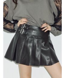 EVRIS | ヴィンテージライクプリーツミニスカート【セットアップ着用可能】(スカート)