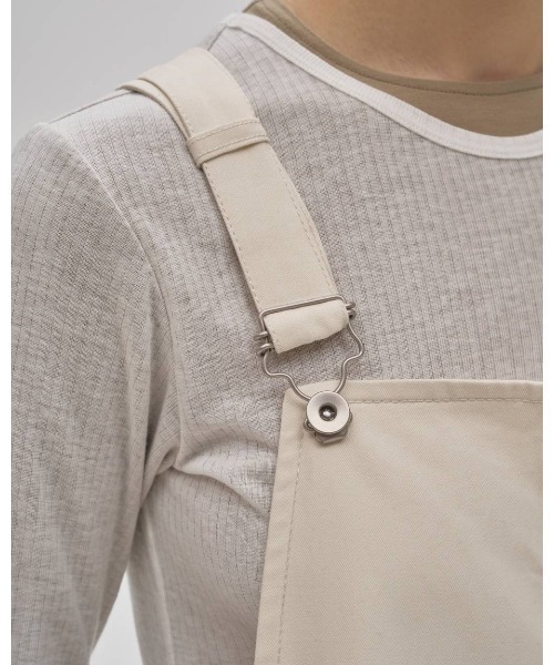 TODAYFUL（トゥデイフル）の「TODAYFUL Frontzip Twill Salopette 12520318（サロペット/オーバーオール・レディース・ブラウン/オフホワイト・36/38）」の3枚目の写真