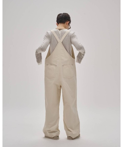 TODAYFUL（トゥデイフル）の「TODAYFUL Frontzip Twill Salopette 12520318（サロペット/オーバーオール・レディース・ブラウン/オフホワイト・36/38）」の4枚目の写真