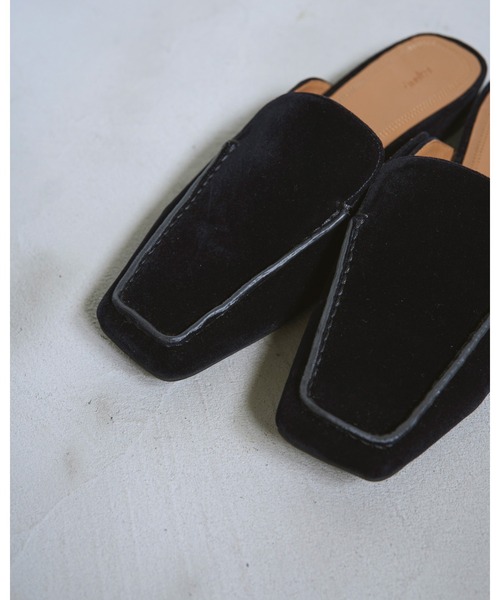 anukeスリッポン セール】Velour Slide Shoes（スリッポン）｜anuke（アンヌーク）の