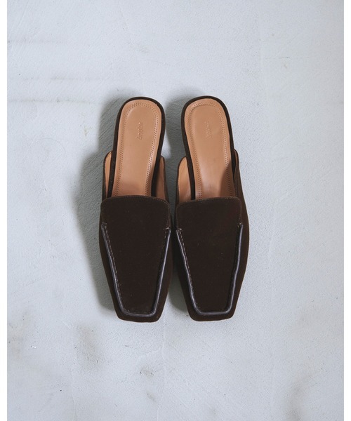 セール】Velour Slide Shoes（スリッポン）｜anuke（アンヌーク）の