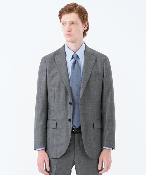 MACKINTOSH PHILOSOPHY(マッキントッシュ フィロソフィー)の「トロッター ジャケット#108 ウール混グレンチェック(テーラードジャケット・メンズ・グレー系その他/ブルー・40/38)」の1枚目の写真